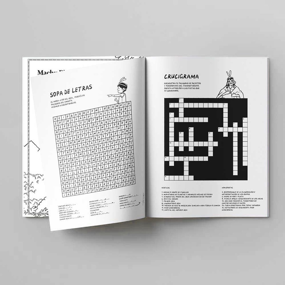 PICHONCITO - Libro de actividades Incas Una gran historia Para dibujar y colorear