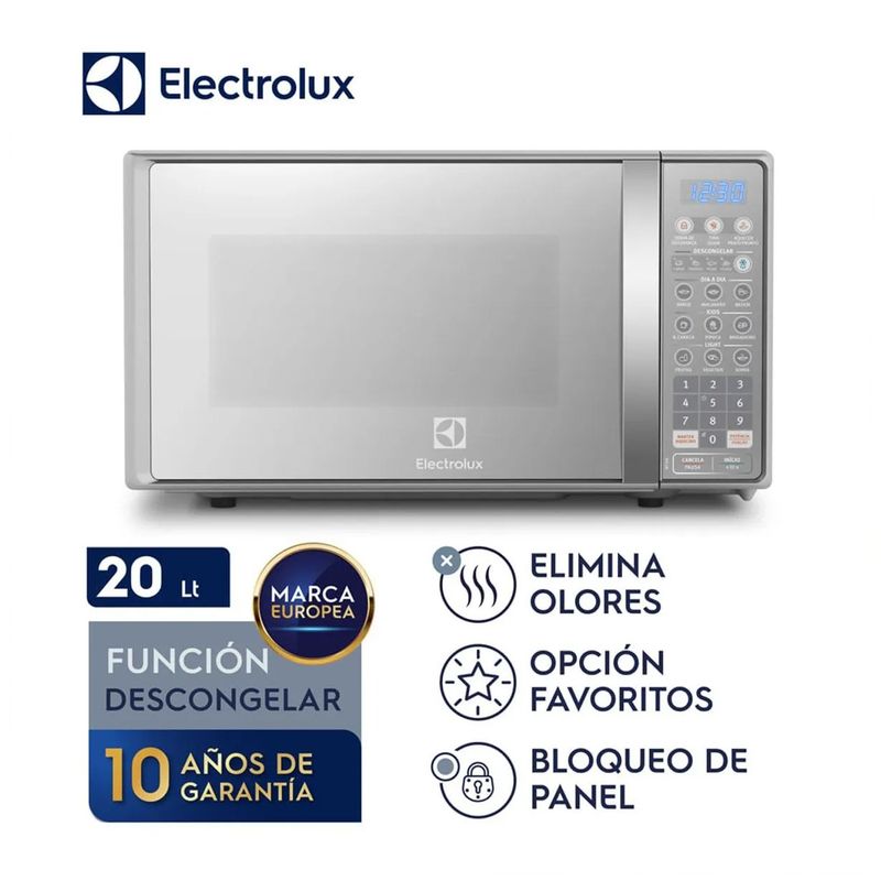ELECTROLUX - Horno microondas Electrolux 20LT  EMDO20S2GSRUG