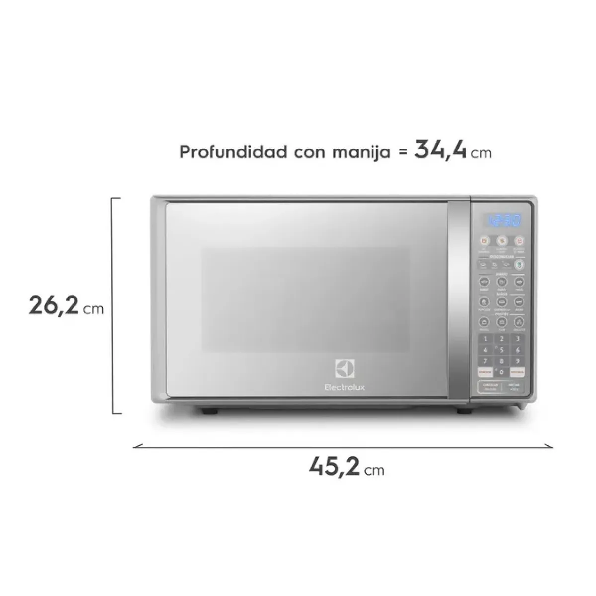 ELECTROLUX - Horno microondas Electrolux 20LT  EMDO20S2GSRUG