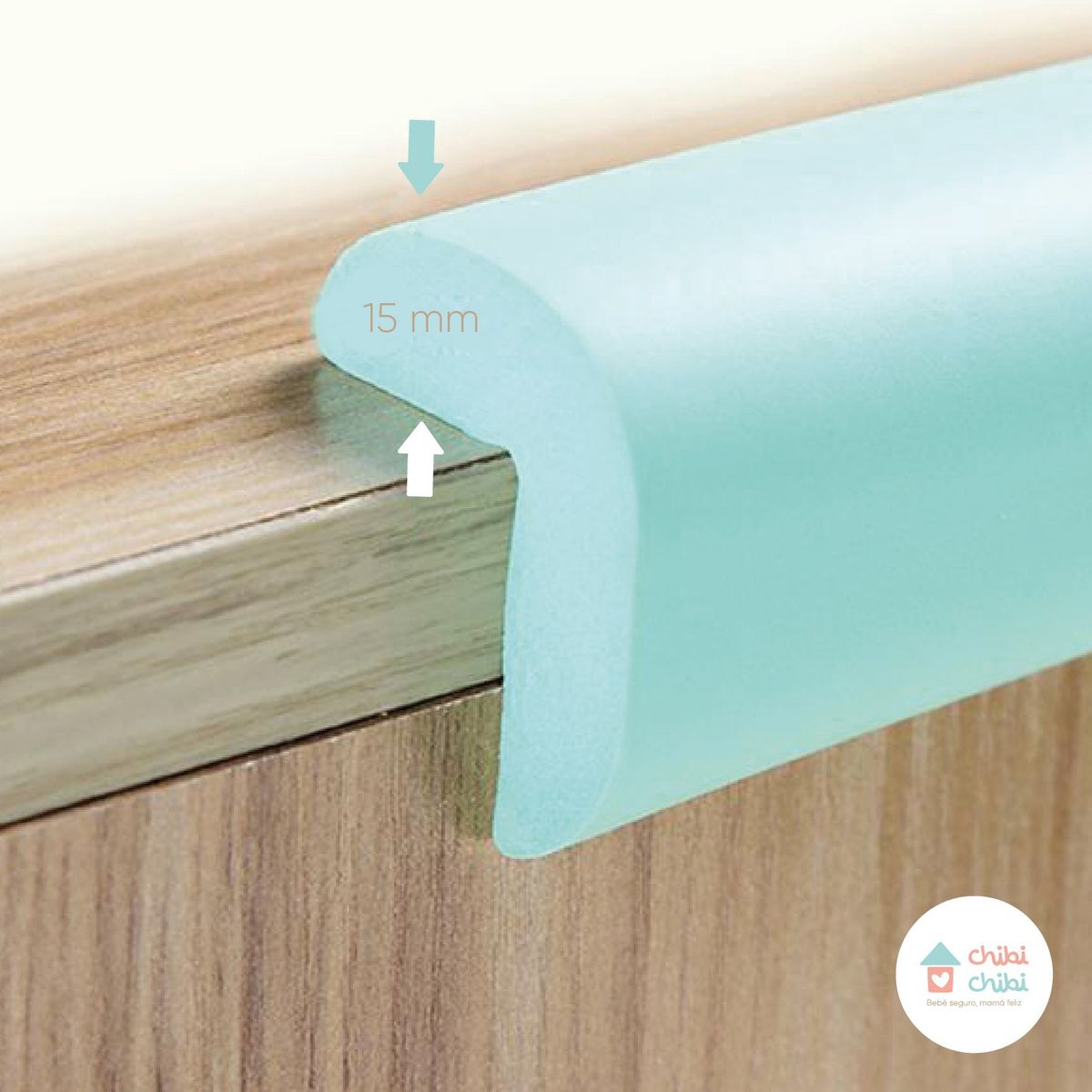 CHIBI CHIBI - Protector de borde U - marrón