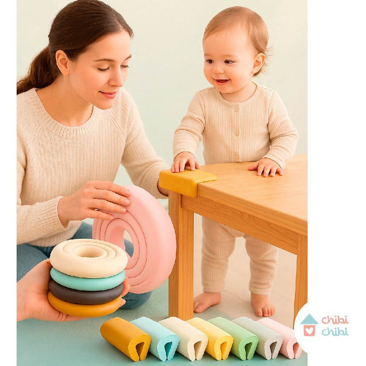 CHIBI CHIBI - Protector de borde U -crema