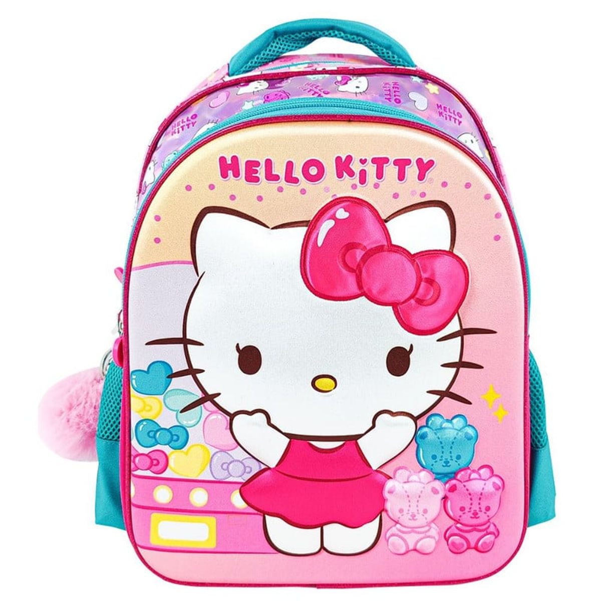 SCOOL - Scool Magic Mochila A4 Lonchera Cartuchera Hello Kitty 3D