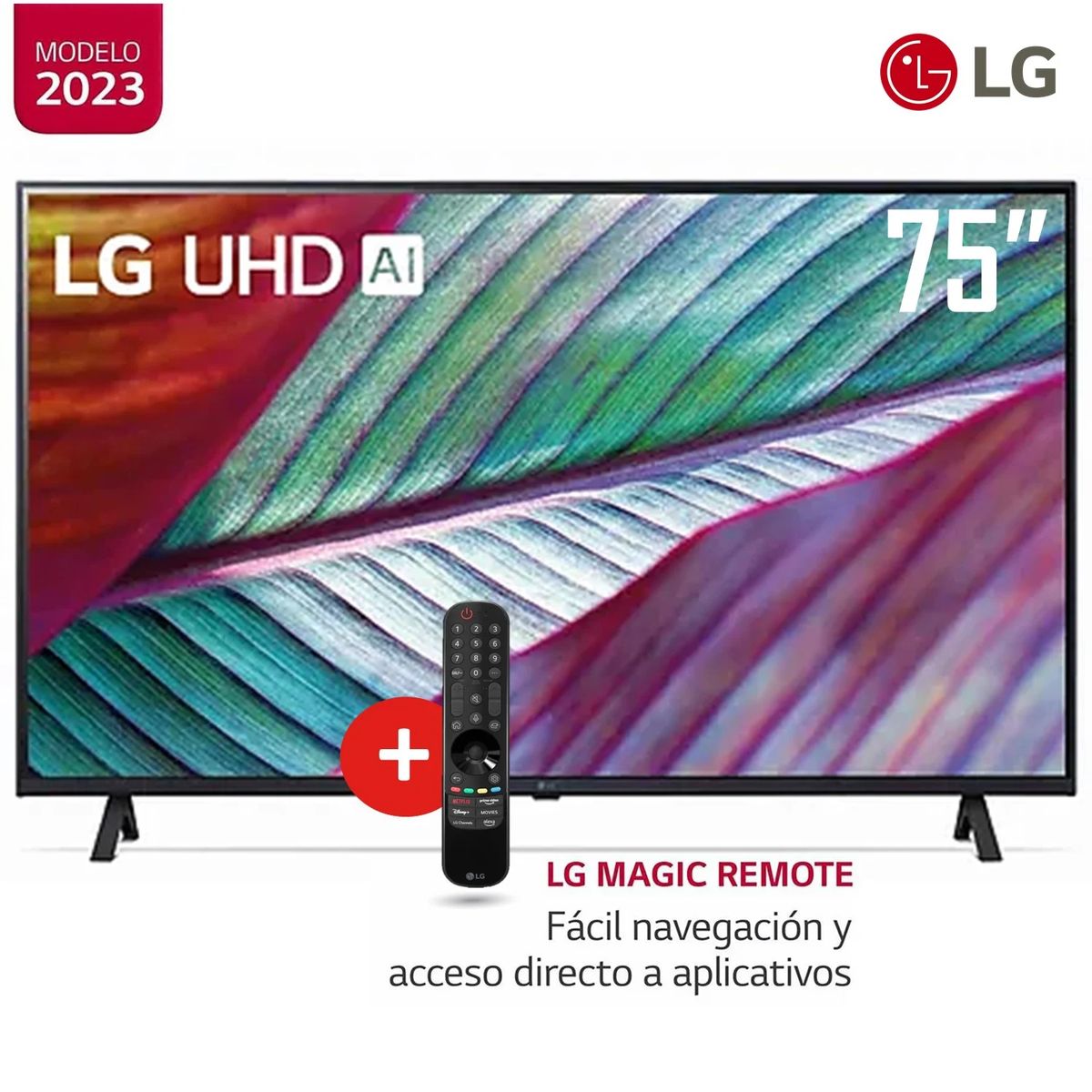 LG - TELEVISOR LG 75 LED 4K ULTRA HD SMART TV CON THINQ AI 75UR8750PSA