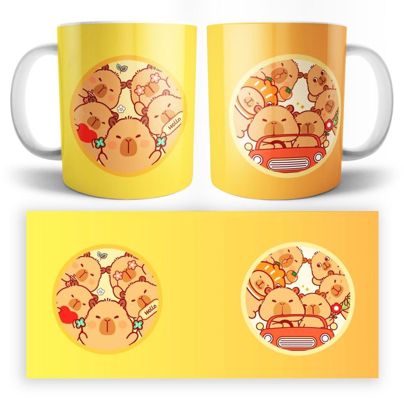 GENERICO - TAZA DE CAPIBARA 11oz - LQNN