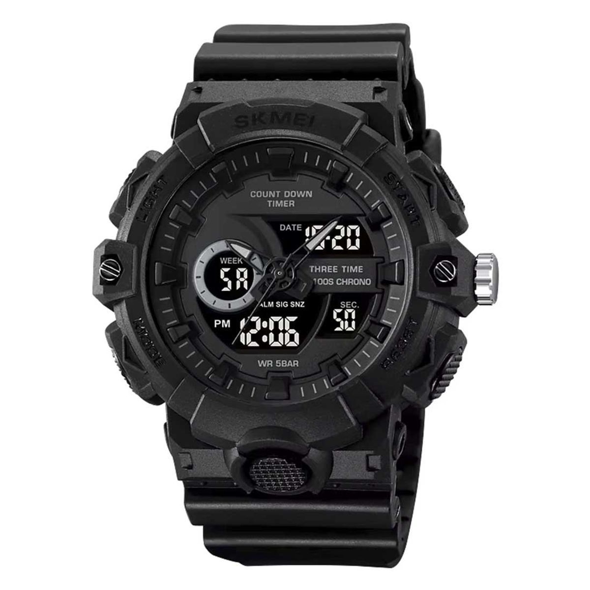 SKMEI - Reloj SKMEI 2225 Shadow Hombre Multifunción Conteo Regresivo - Negro
