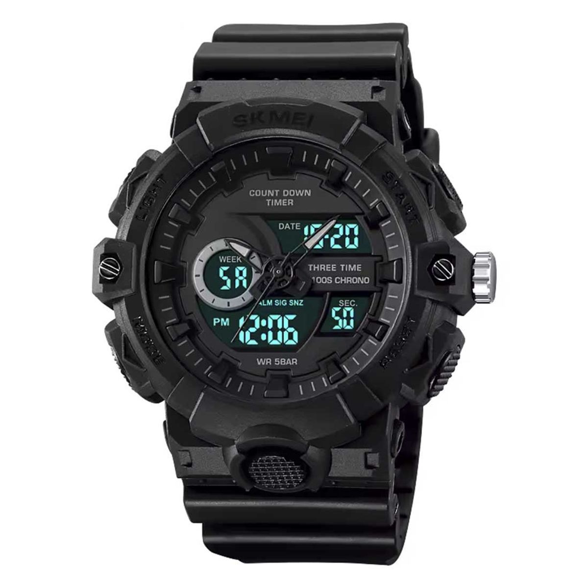 SKMEI - Reloj SKMEI 2225 Shadow Hombre Multifunción Conteo Regresivo - Negro