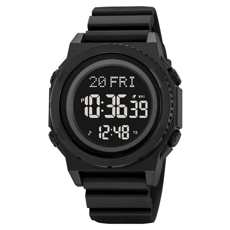 SKMEI - Reloj Skmei 2357 Hombre Deportivo Digital 4 Alarmas Multi Hora - Negro