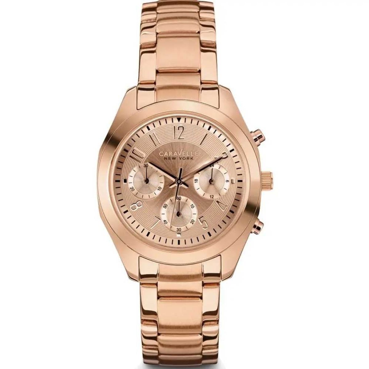 CARAVELLE NEW YORK - Reloj Caravelle by Bulova Mujer 44L115 Analógico Elegante - Oro Rosa
