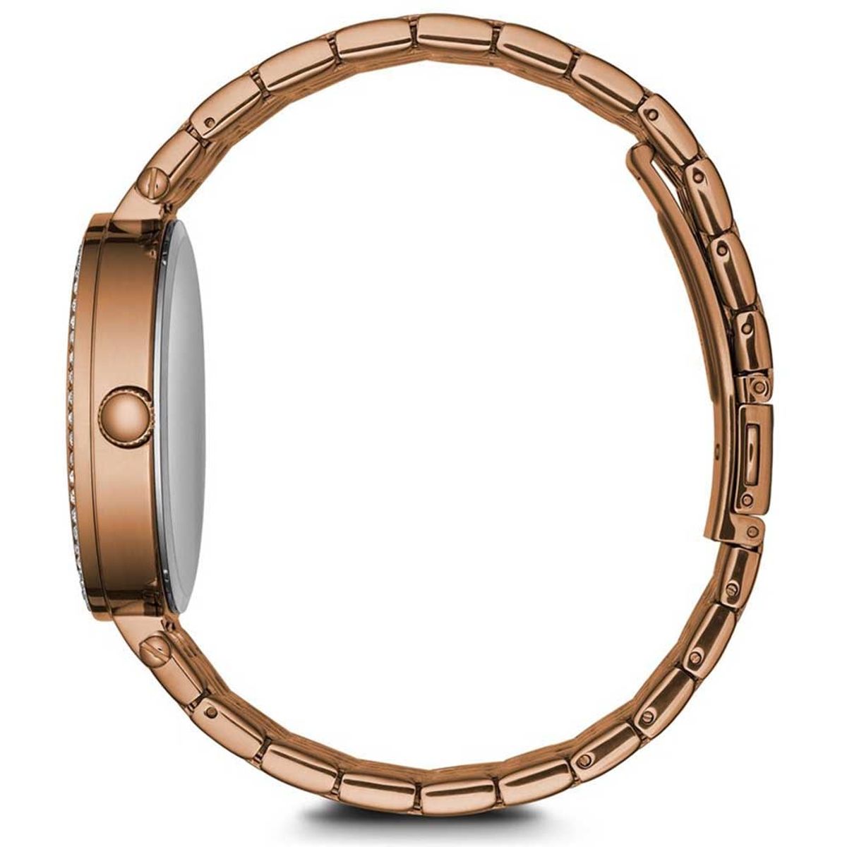 CARAVELLE NEW YORK - Reloj Caravelle by Bulova Mujer 44L222 Cristales Swarovski - Oro Rosa