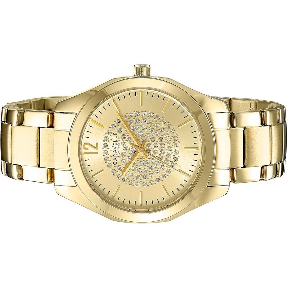 CARAVELLE NEW YORK - Reloj Caravelle by Bulova Mujer 44L159 Analógico con Piedras - Dorado