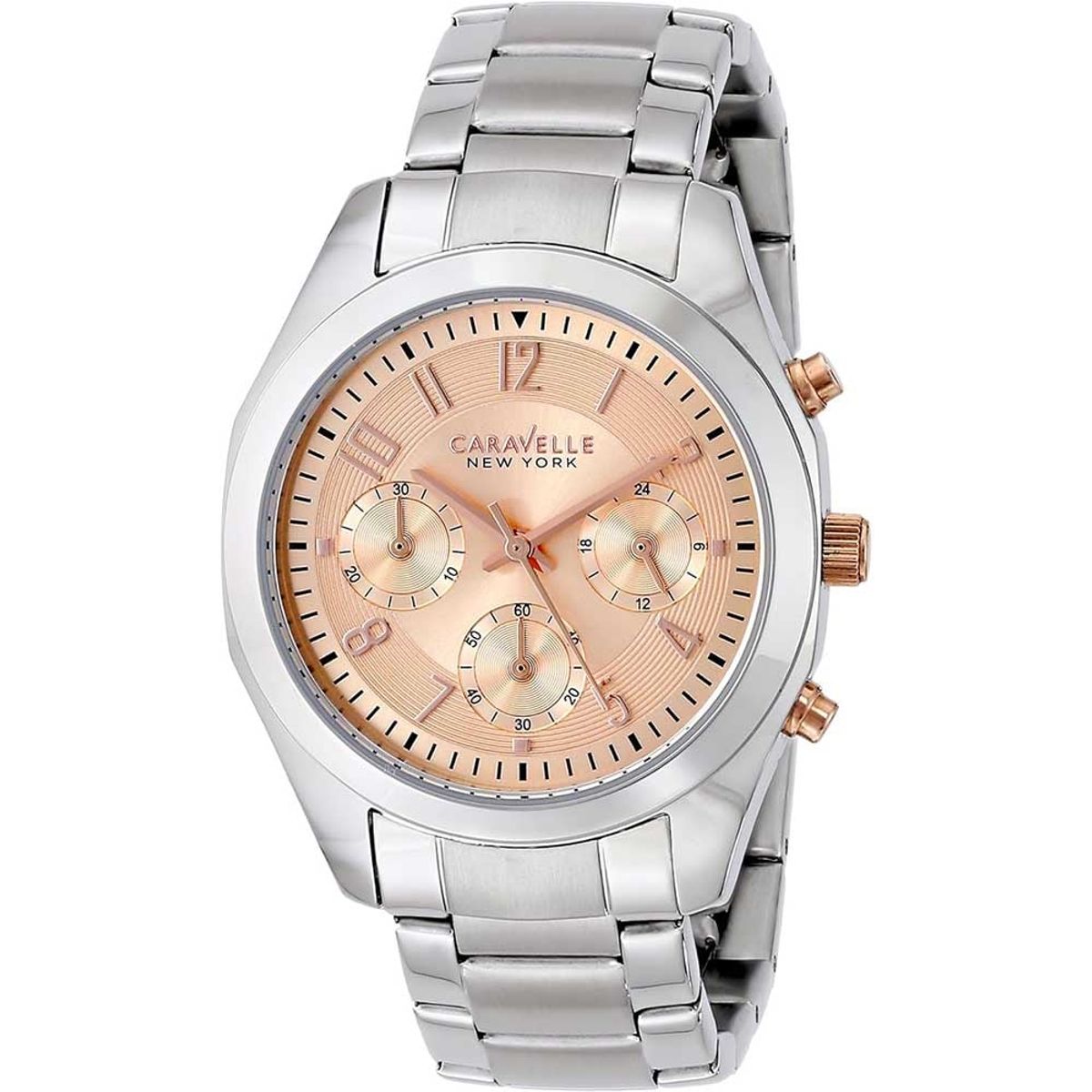 CARAVELLE NEW YORK - Reloj Caravelle by Bulova Mujer 44L143 Analógico Elegante - Bitono