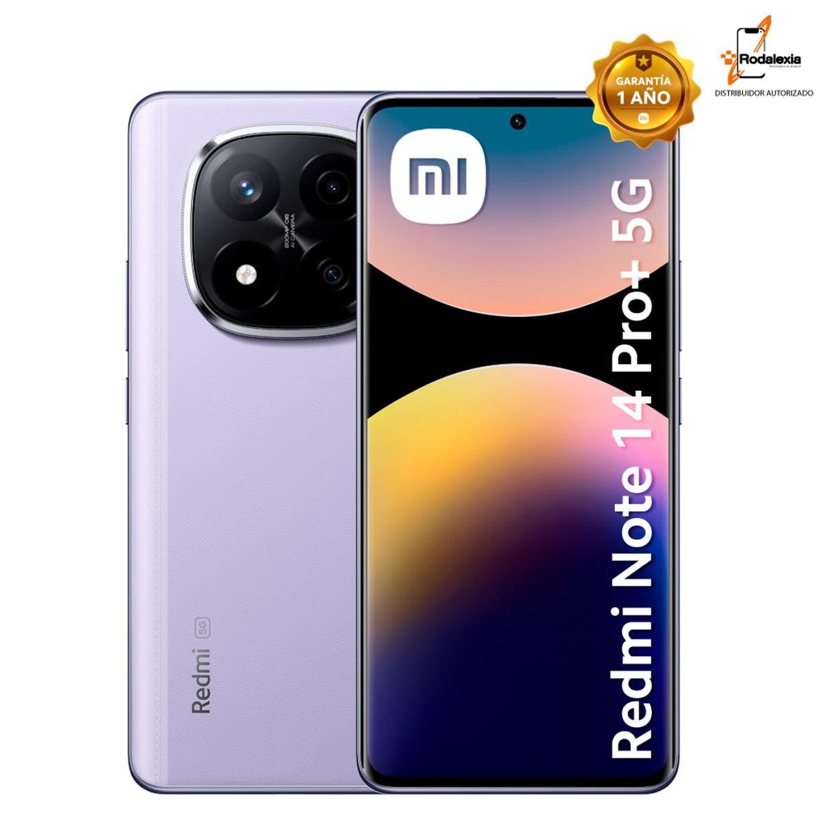 XIAOMI - CELULAR XIAOMI REDMI NOTE 14 PRO+ 5G 8+256GB COLOR LAVANDER PURPLE