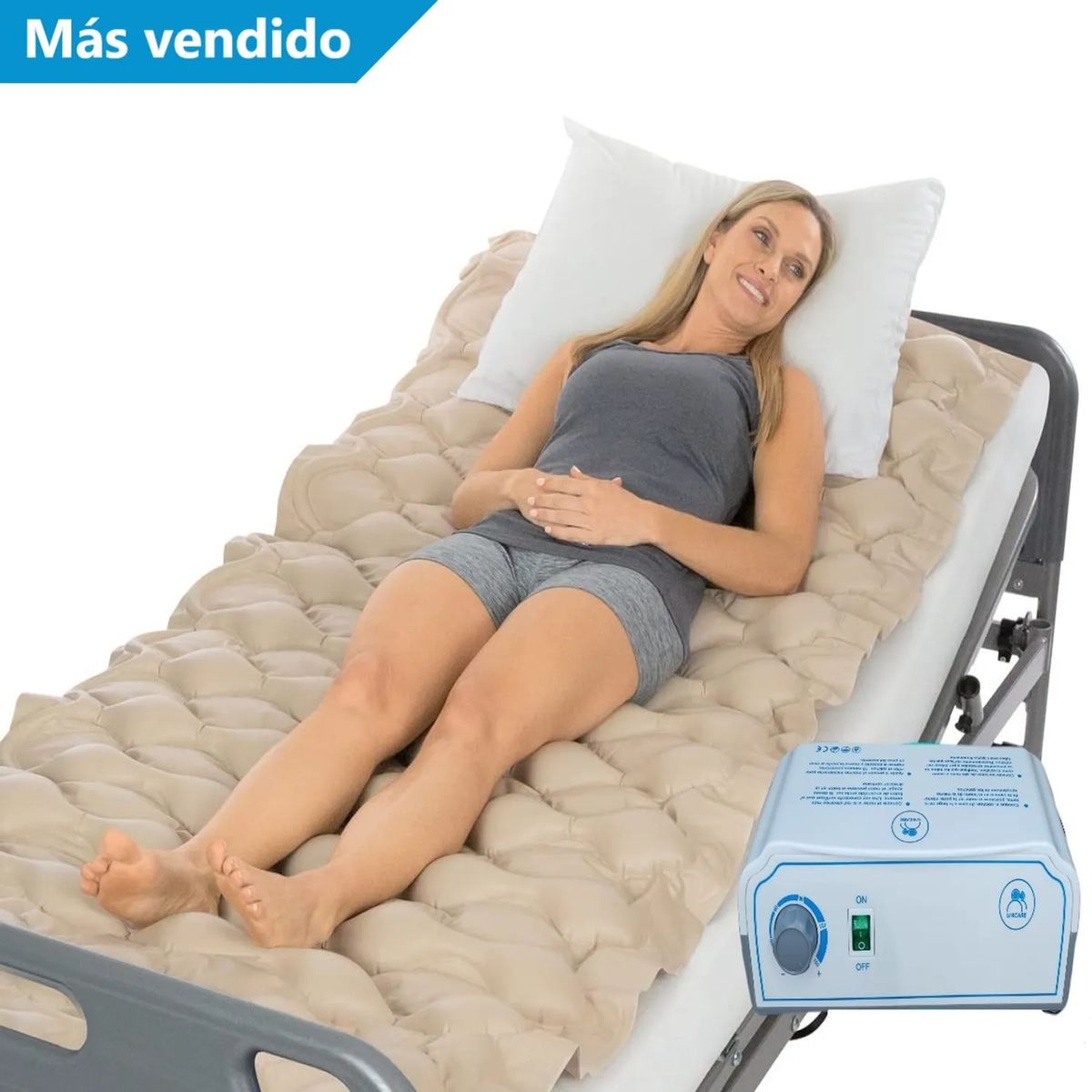 UNICARE - Colchón anti escaras moto ultra potente