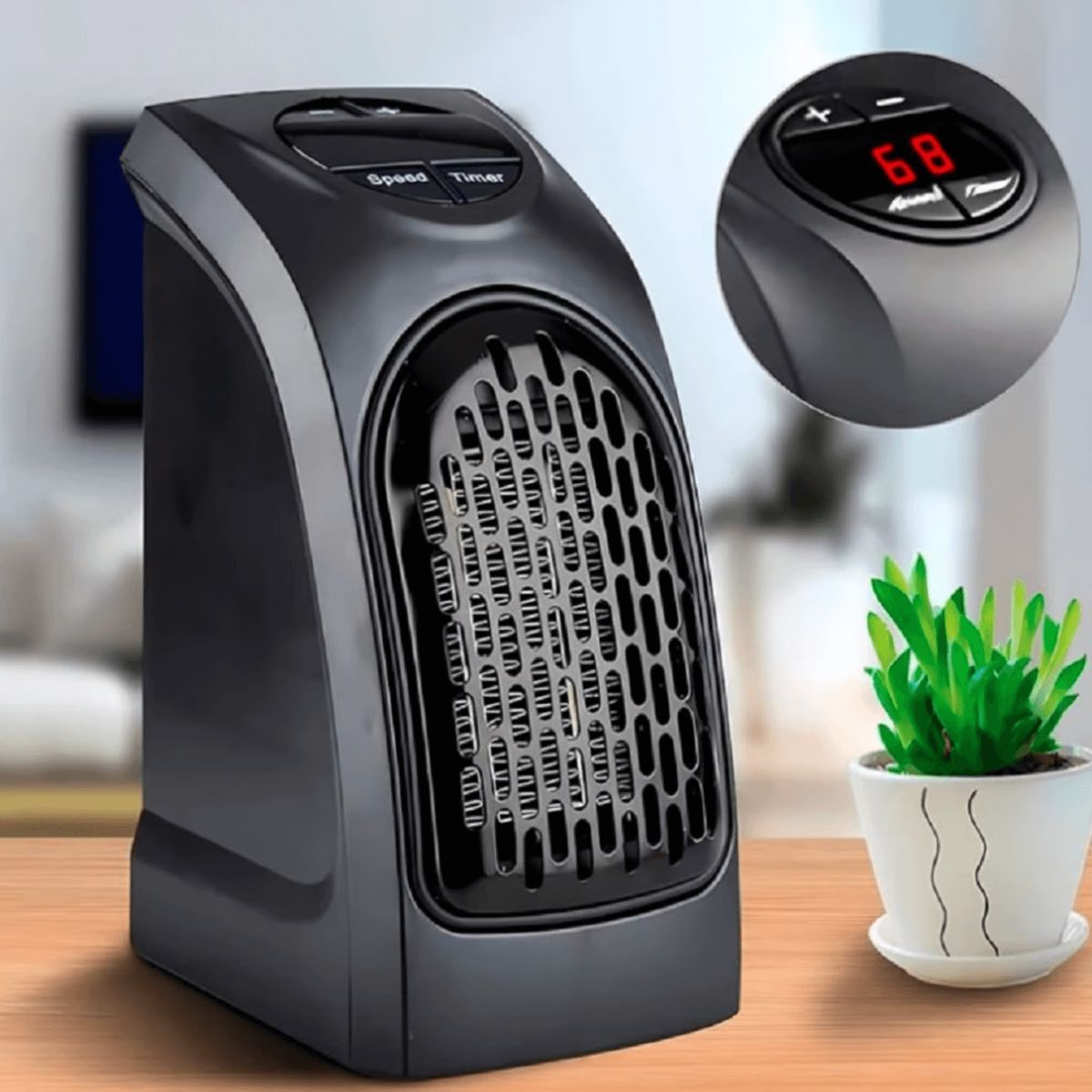 OEM - Calefactor Eléctrico Portátil de Pared