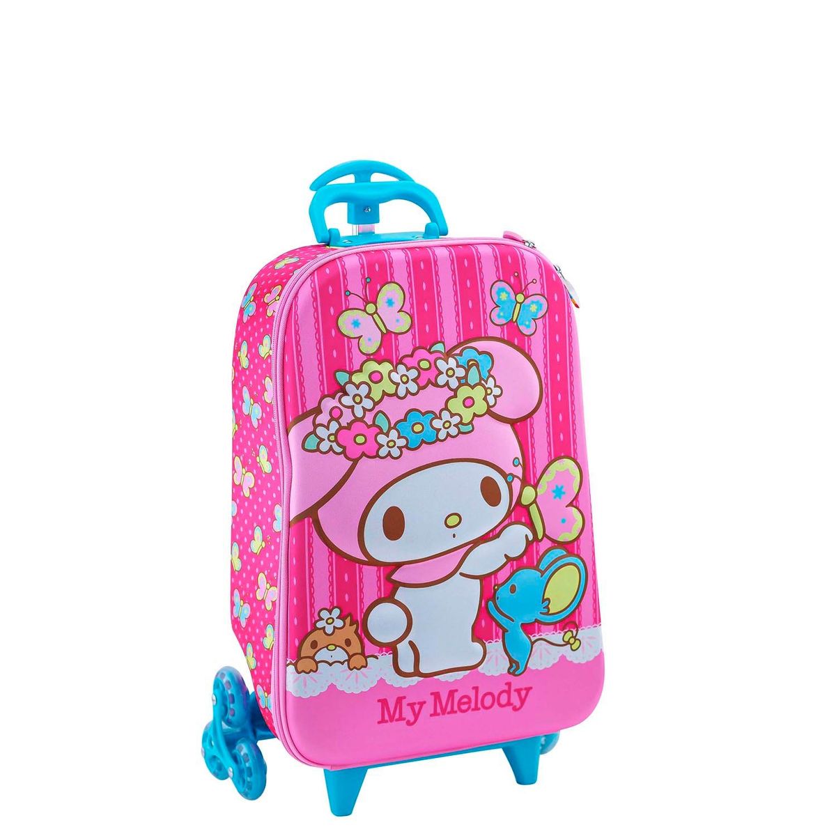 SCOOL - SET MOCHILA MY MELODY OFICIO MALETA RUEDAS ESCALADORA NIÑA 3 PIEZAS