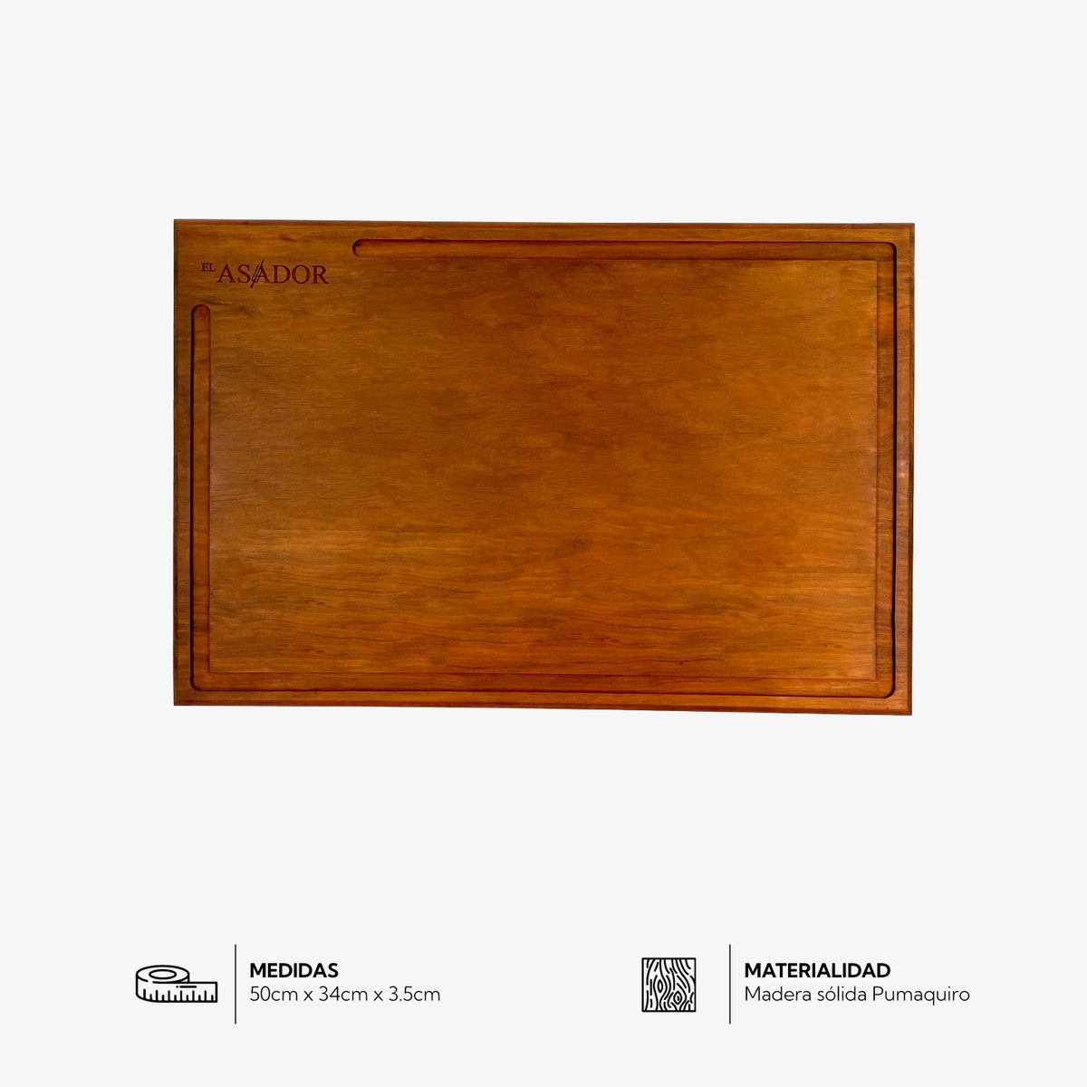 EL ASADOR - Tabla parrillera profesional