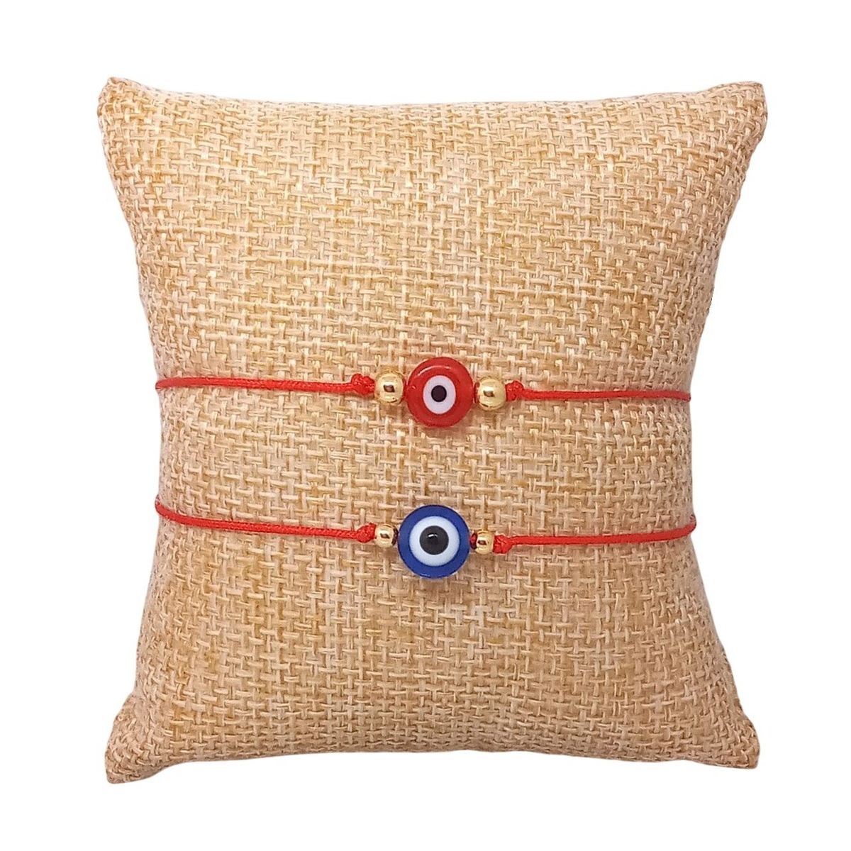 LUCYANA JOYAS Y ACCESORIOS - Pulsera para Parejas de hilo rojo con Ojo Turco - Joyas Lucyana