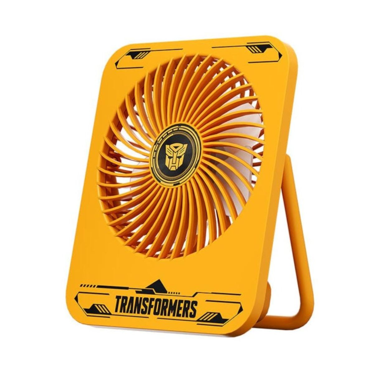 TRANSFORMERS - Ventilador con bateria 3 velocidades Transformers  TF-F01 -AMARILLO