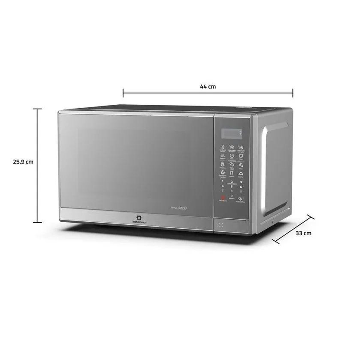 INDURAMA - Horno Microondas 20L Indurama MWI-20TCRP Croma