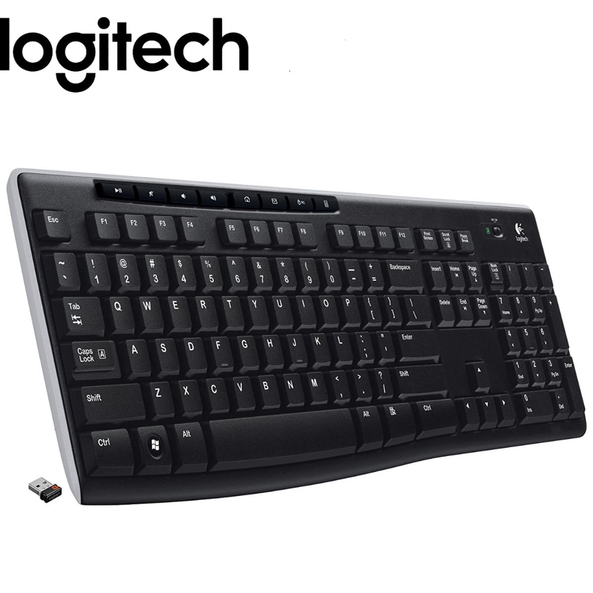 LOGITECH - TECLADO LOGITECH K270 WIRELESS UNIFYING USB SP BLACK