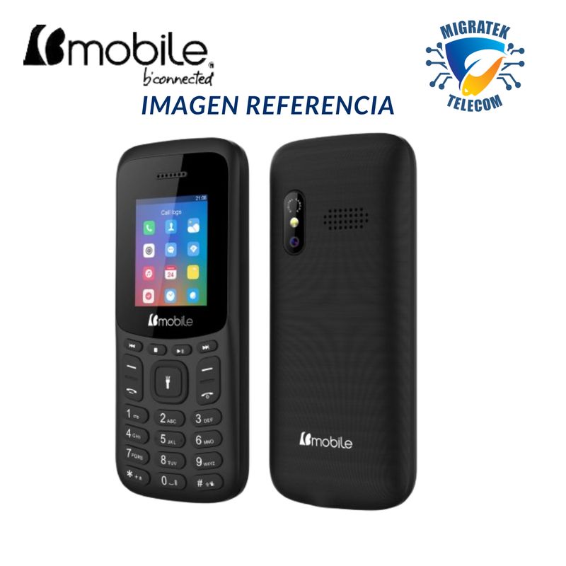 BMOBILE - Teléfono Movil BMOBILE K391 2G Dual SIM Radio FM - Color Negro