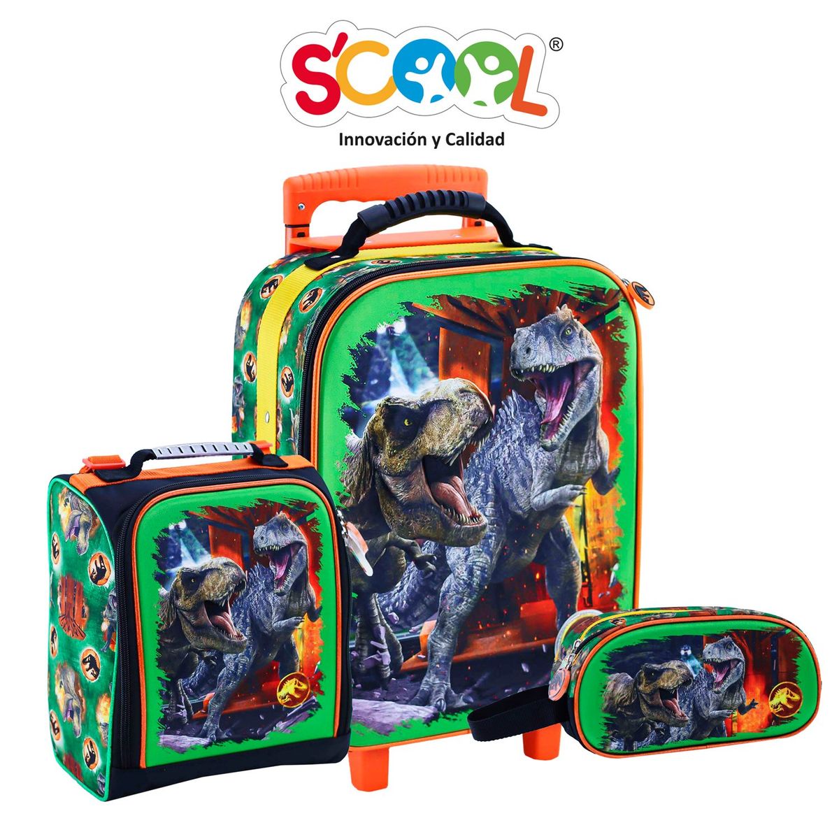 SCOOL - Set Maleta Grande Jurassic World Magic Premium - Scool