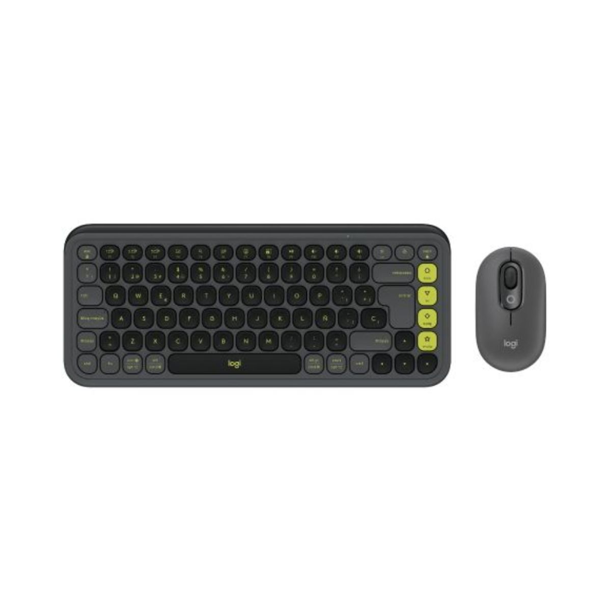LOGITECH - TECLADO LOGITECH MOUSE POP ICON BLUETOOTH INALAMBRICO GRAFITO
