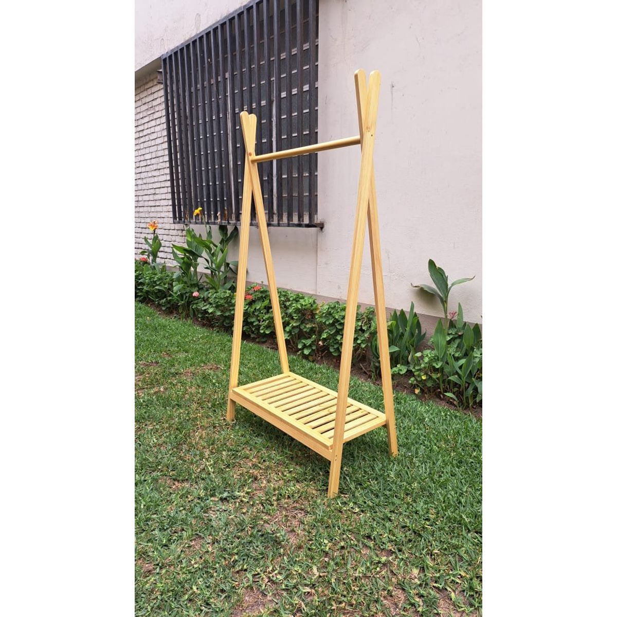 GENERICO - COLGADOR DE ROPA DE MADERA