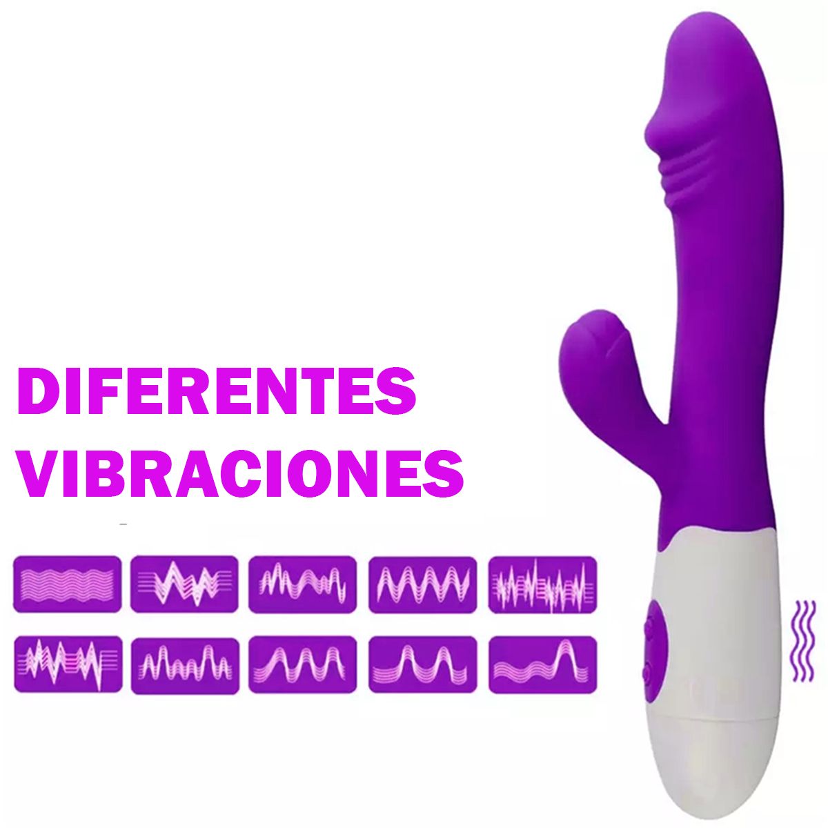 GAUDENS - Dildo vibrador estimulador - Morado