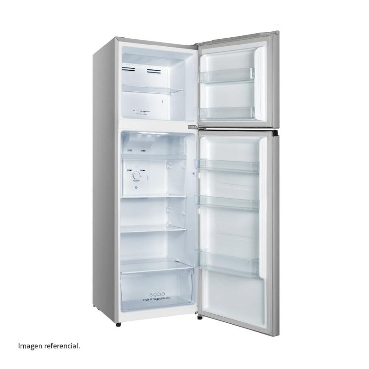 INDURAMA - REFRIGERADORA INDURAMA TOP FREEZER NO FROST RI-389I 246 LITROS Silver