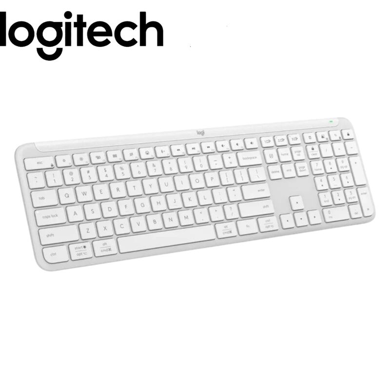 LOGITECH - Teclado Slim Silent K950 - Conexión BluetoothUSB Color Blanco