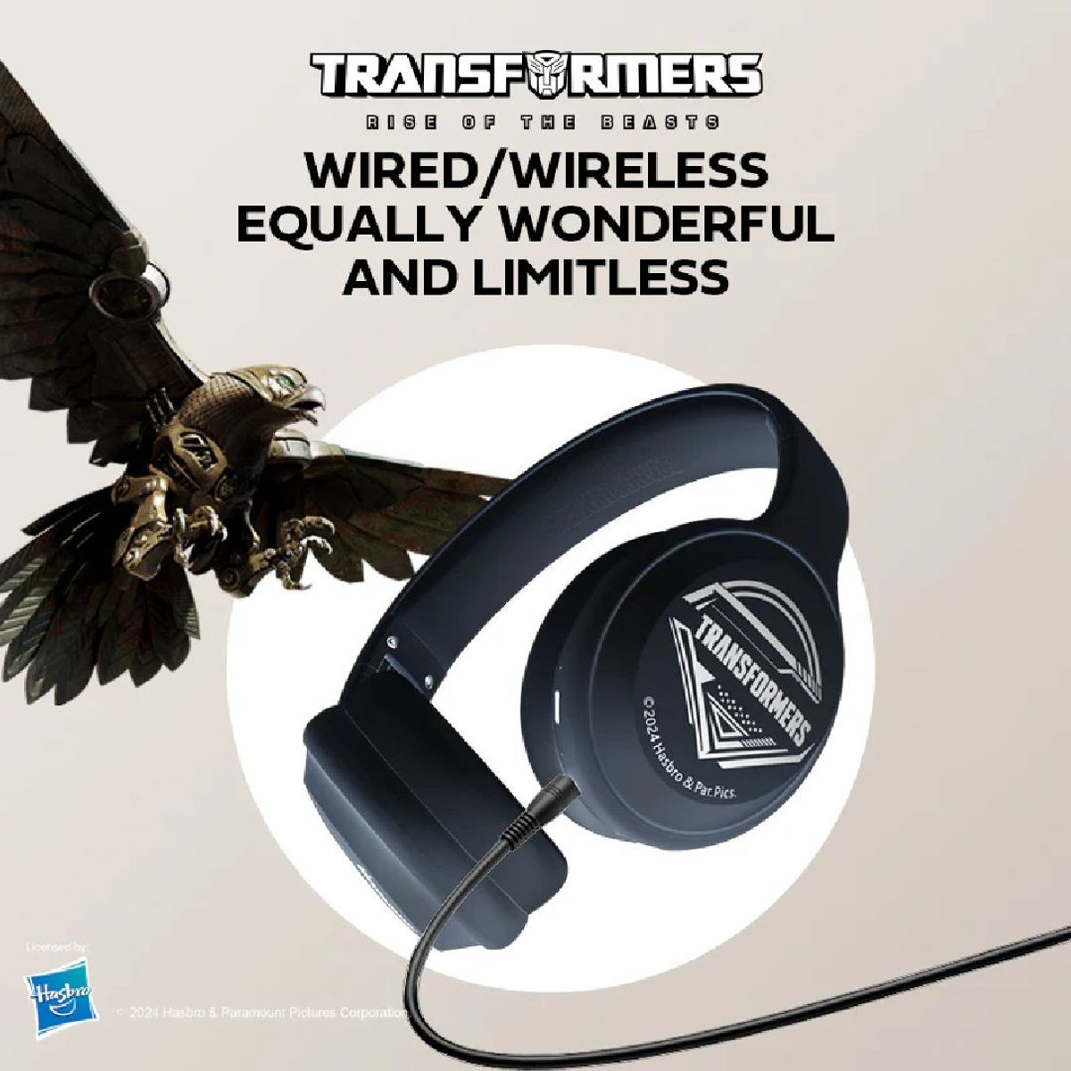 TRANSFORMERS - Audífonos Bluetooth Transformers TF-G06 Negro