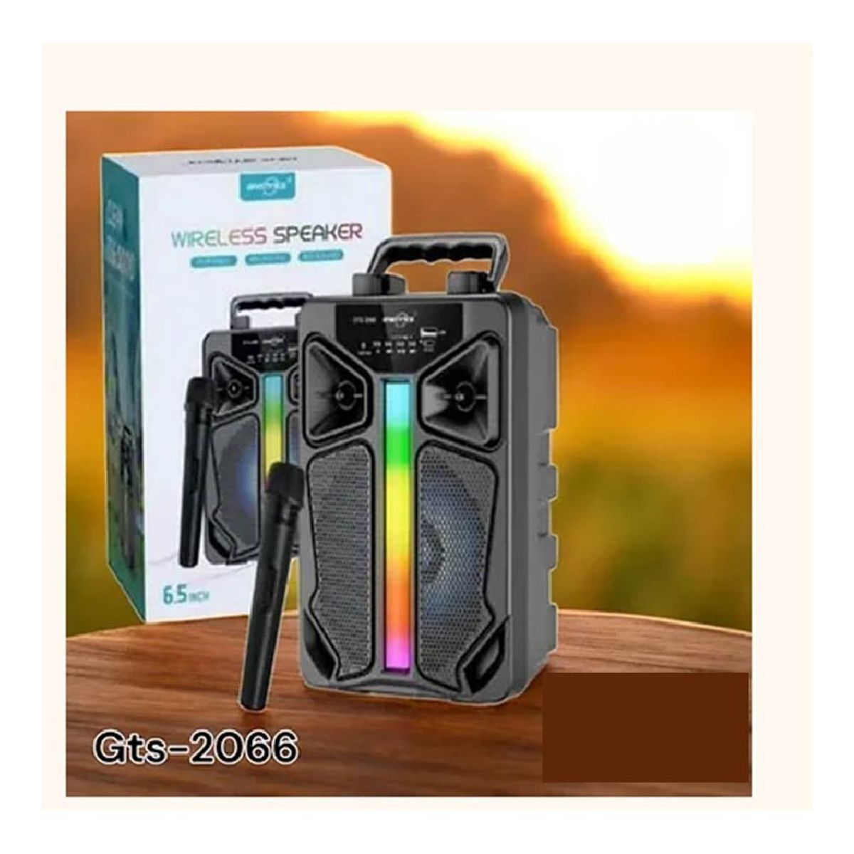 GENERICO - PARLANTE PORTATIL 6´5 CON MICRO INALAMBRICO