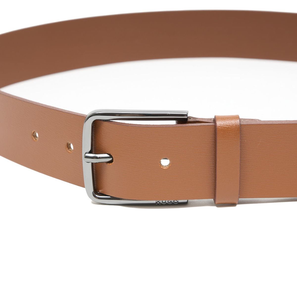 HUGO BOSS - Hugo - Correa de piel granulada con hebilla con logotipo