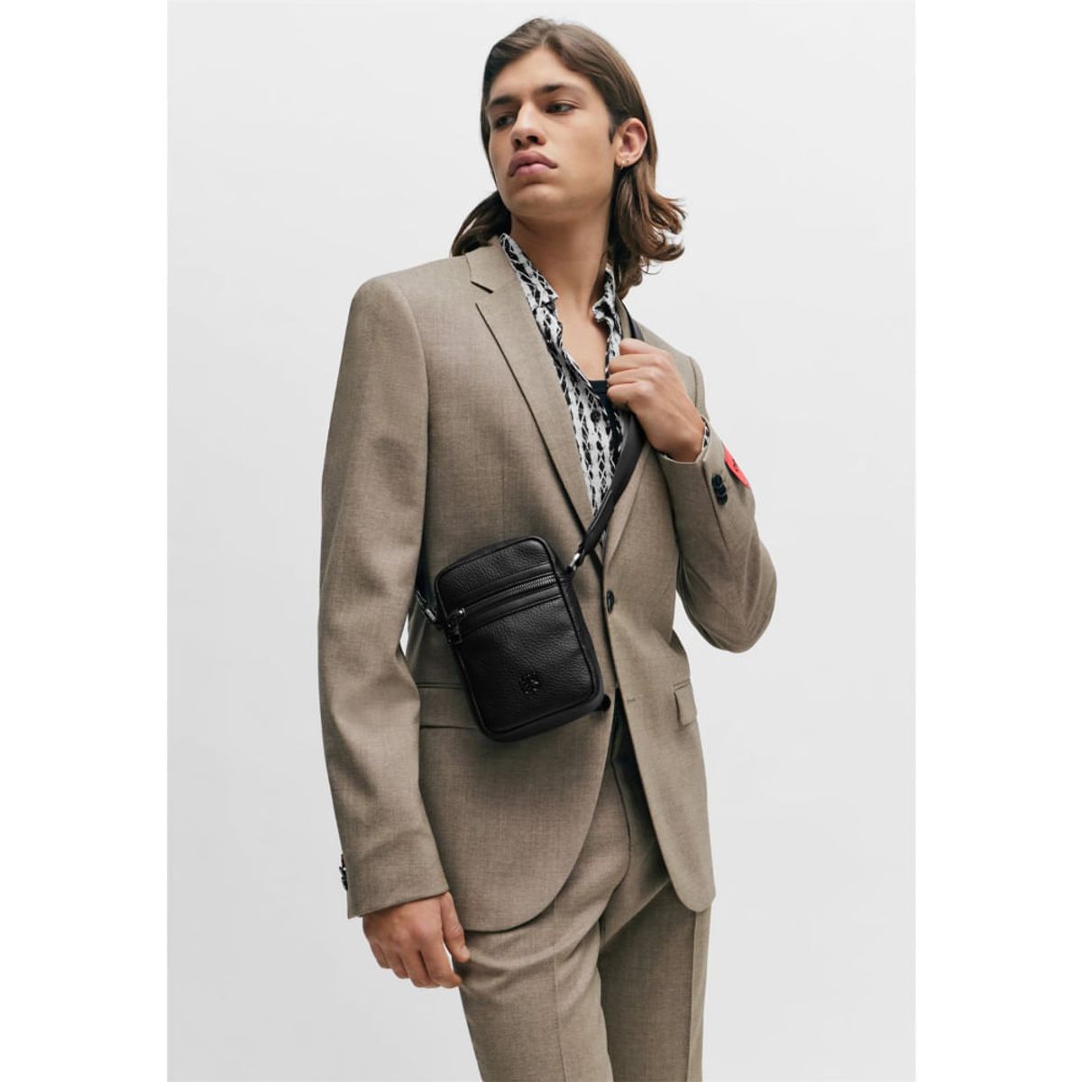 HUGO BOSS - Hugo - Bolso mensajero de piel sintética