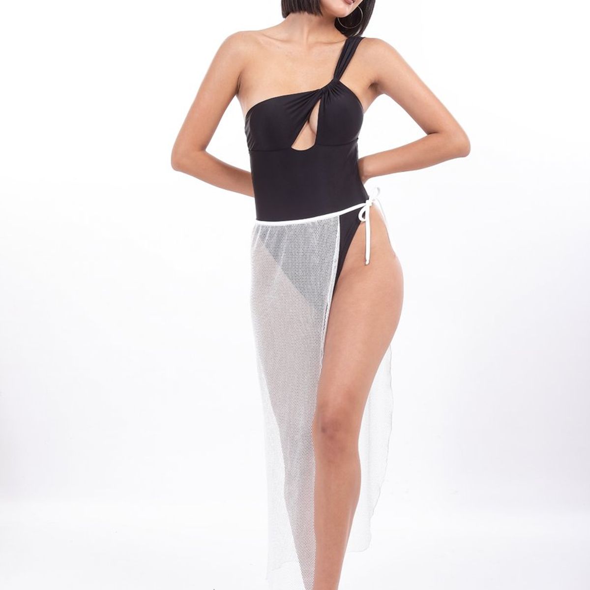 KATE LARRAIN - Pareo red mujer Fishnet