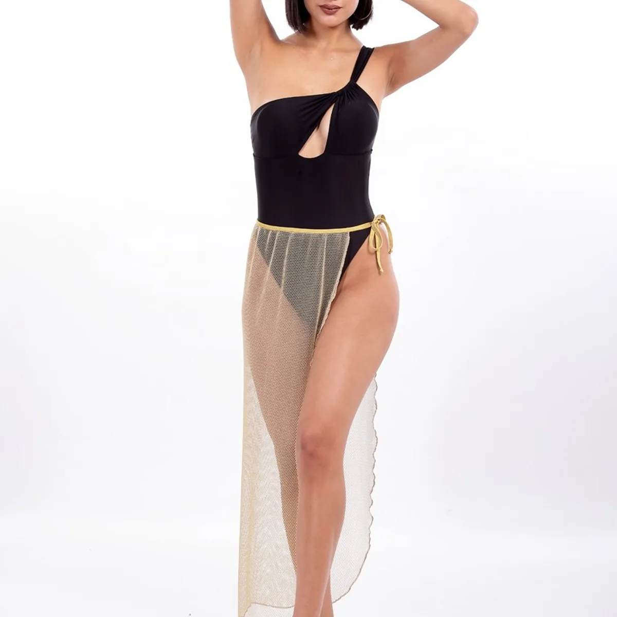 KATE LARRAIN - Pareo red mujer Fishnet