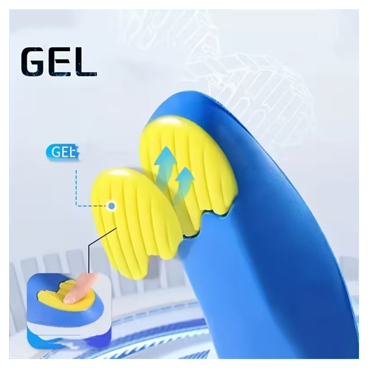 GENERICO - Plantillas de gel corrector ortopédicas niños