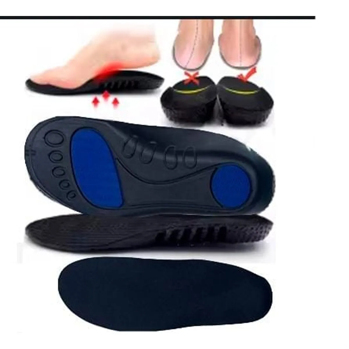 GENERICO - Plantilla ortopédica para curva pie plano