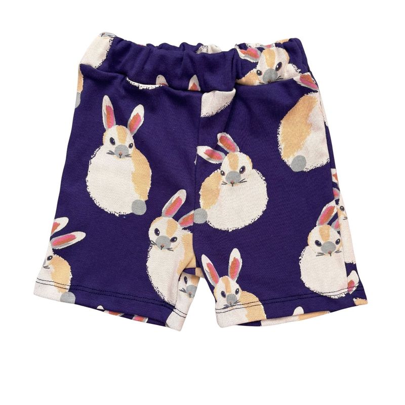 RED CARROT - Short morado conejos de algodon