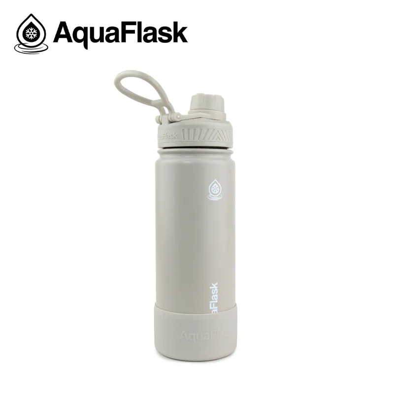AQUAFLASK - Botella de Acero Inoxidable 530 ML Fossil Gray