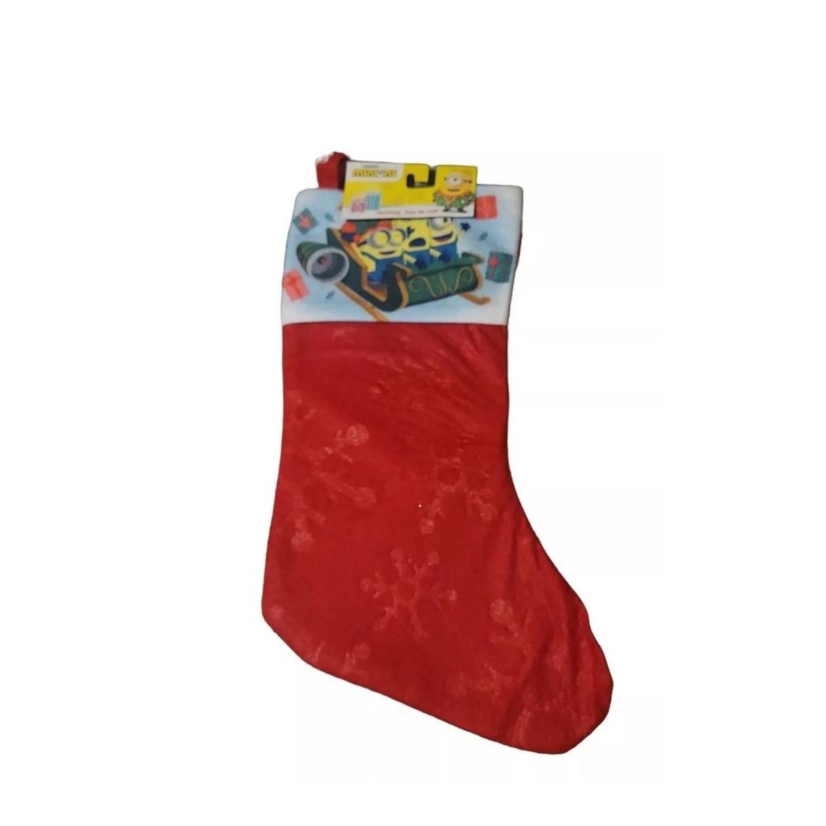 GENERICO - Bota Navideña Minions - Rojo