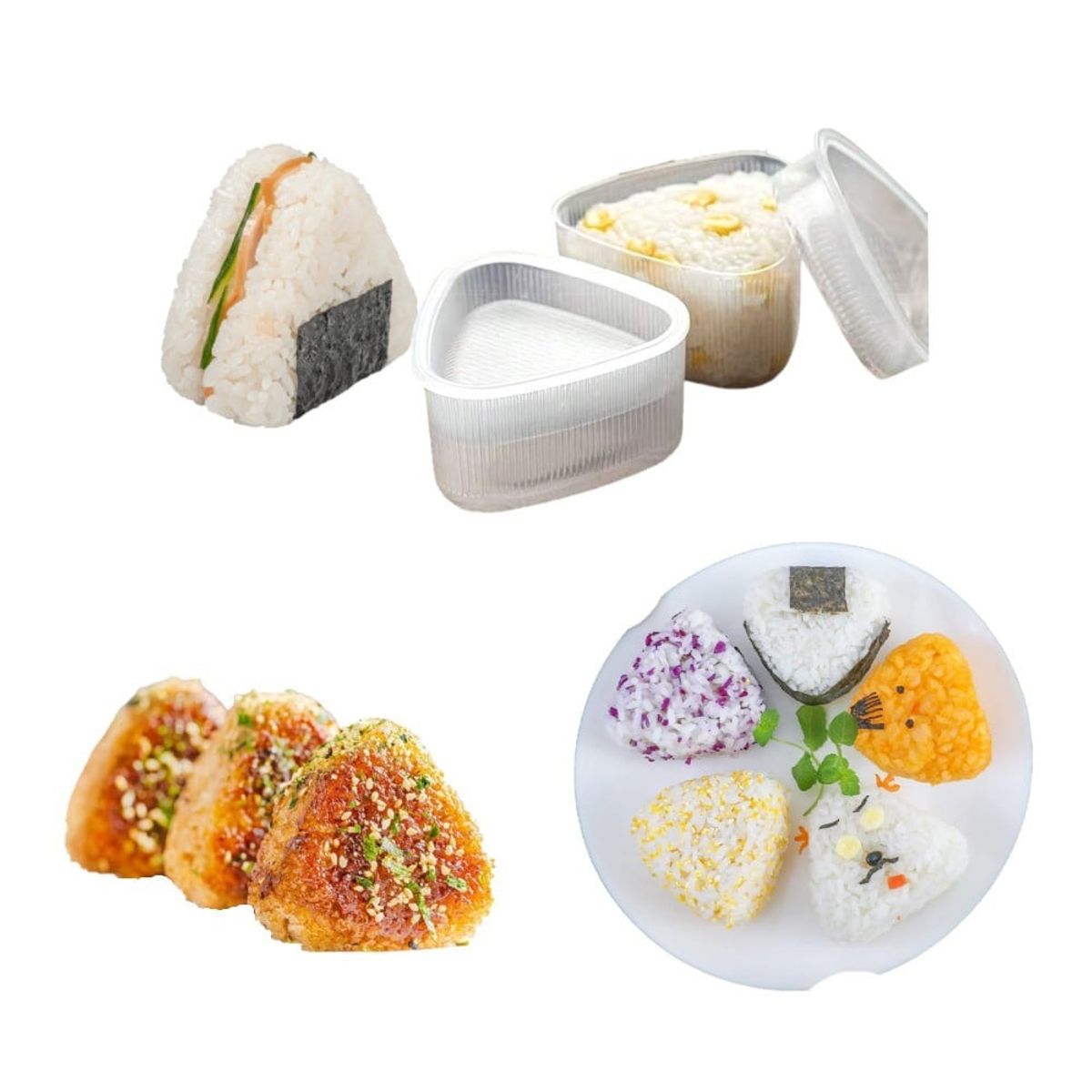Pack 2u Molde De Arroz Triangular Para Onigiri Japones, marca GENERICO - Foto Principal