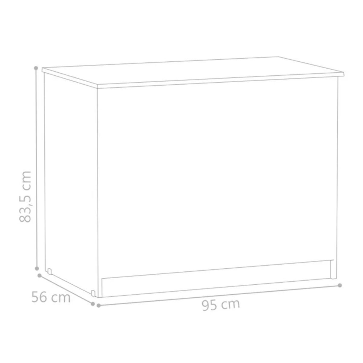 GENERICO - Baúl Infantil Alina Blanco R&R MUEBLES