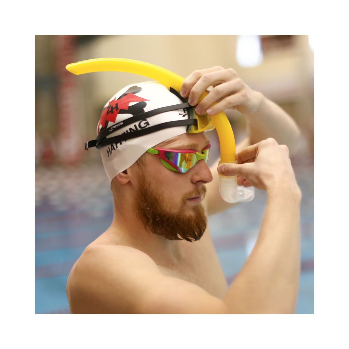 FINIS - Lentes Natacion Finis Hayden Orange Green Mirror