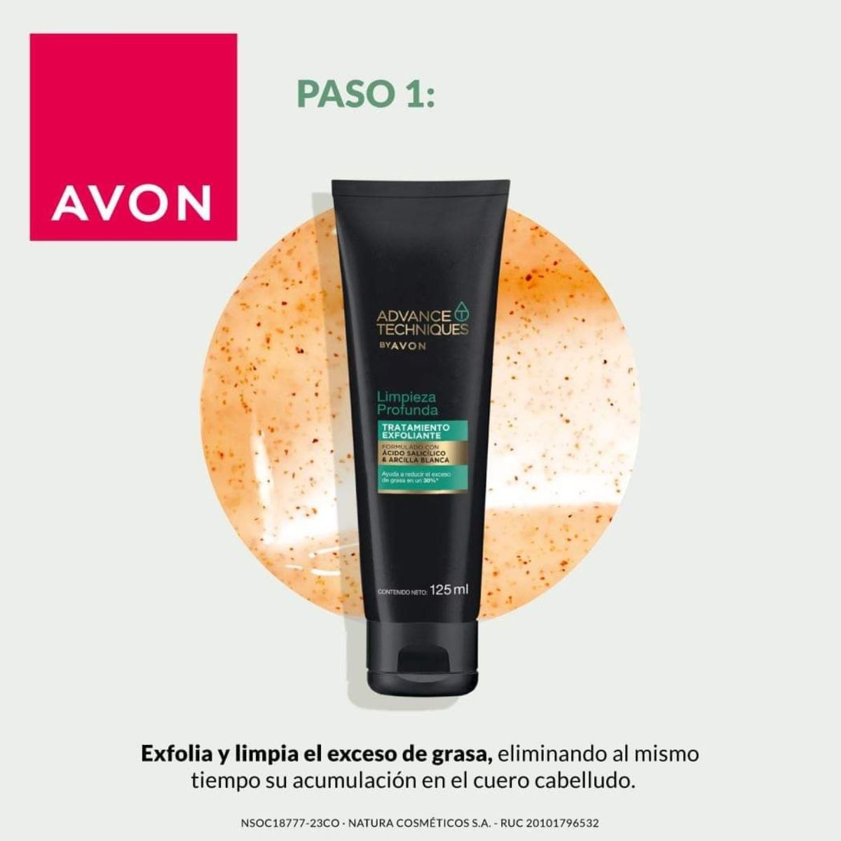 AVON - Advance Techniques Tratamiento Exfoliante de cabello 125ml Avon