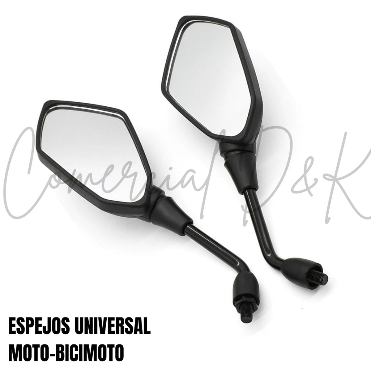 GENERICO - ESPEJOS DEPORTIVO UNIVERSAL MOTO-BICIMOTO
