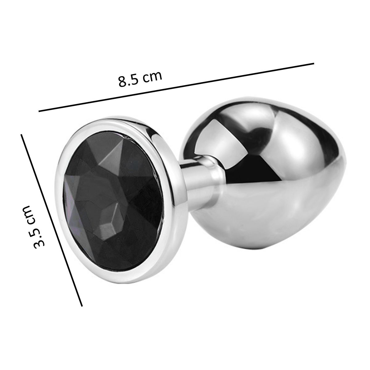 GENERICO - Plug anal talla M-negro