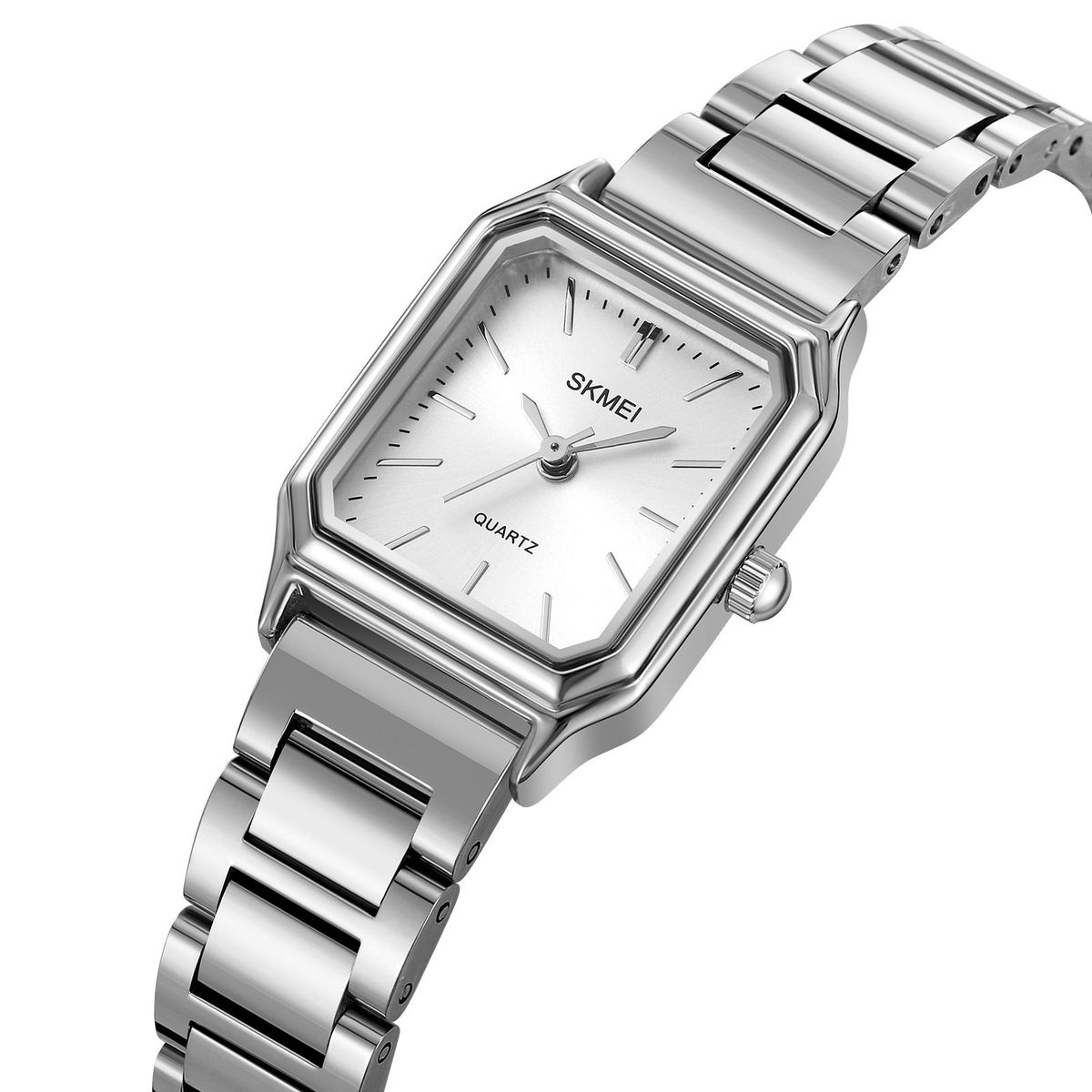 SKMEI - RELOJ SKMEI 2237 PLATEADO CORREA ACERO PARA MUJER