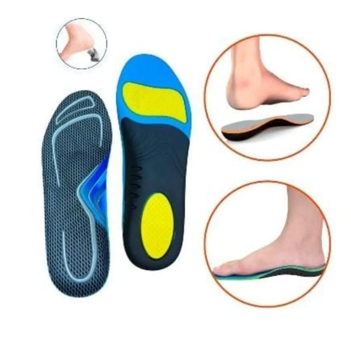 GENERICO - Plantilla arco de pie resorte talon